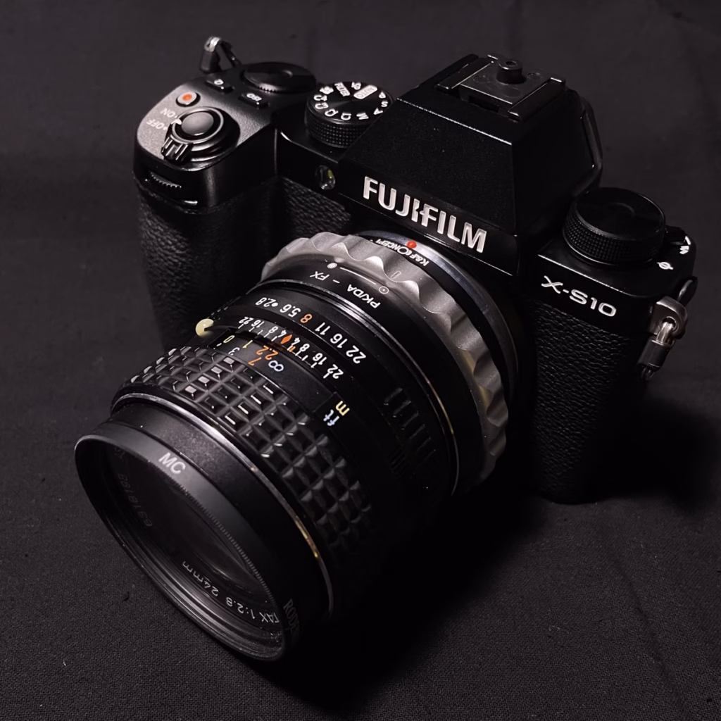 Fujifilm X-S10轉接 PENTAX 24mm老鏡