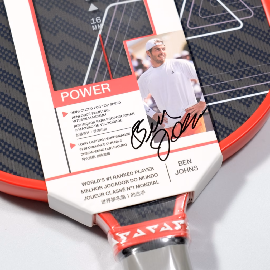匹克球球拍推薦 JOOLA Double Vision 16mm 男單世界第一BEN JOHNS代言