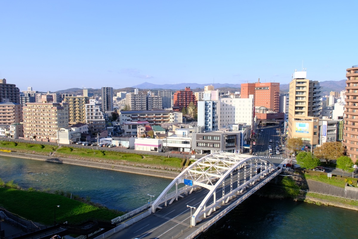 盛岡 俯瞰開運橋