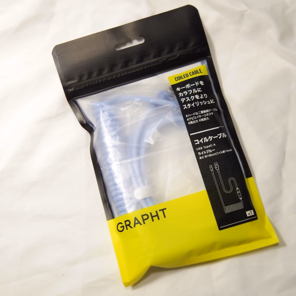 日本 GRAPHT 鍵盤 航太捲線 開箱