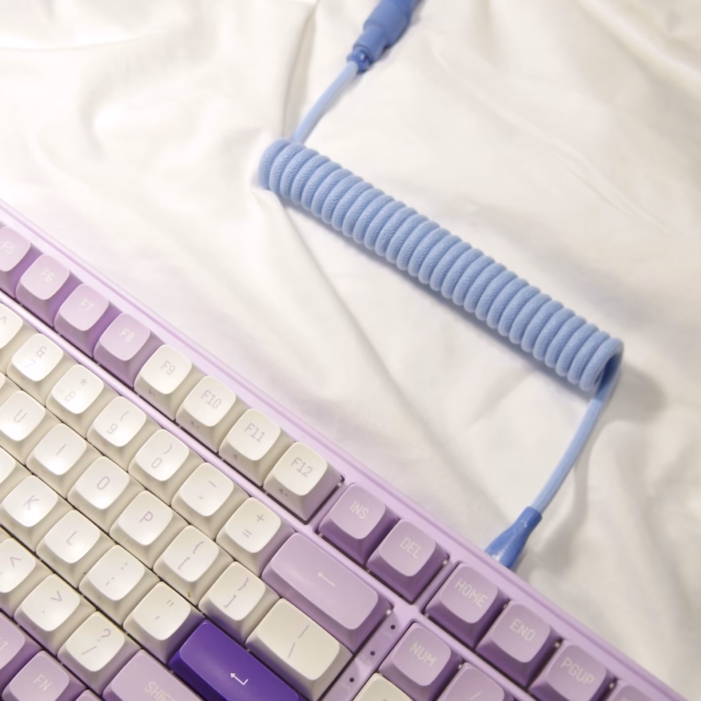 鍵盤 航接頭捲線接頭 實際接上鍵盤看看