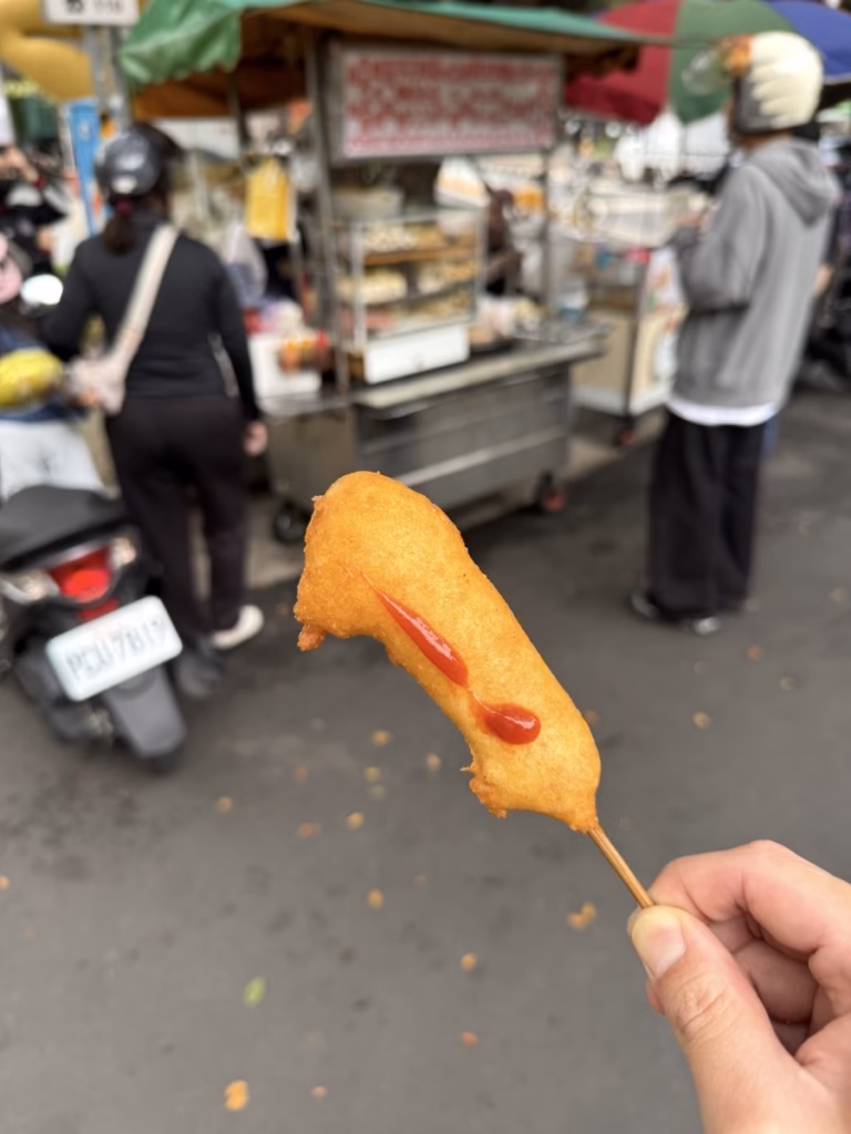 北投運動中心 炸物攤 推薦 炸熱狗15元