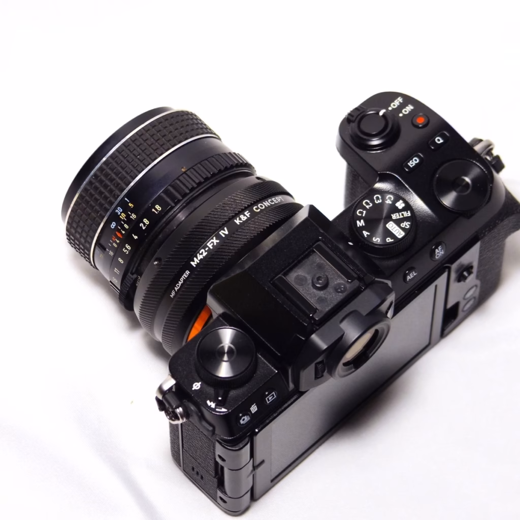Asahi SMC TAKUMAR 55mm F1.8 使用轉接環接上Fujifilm X-S10 -2