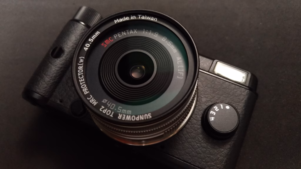 PENTAX Q黑色機身 正面模式轉盤