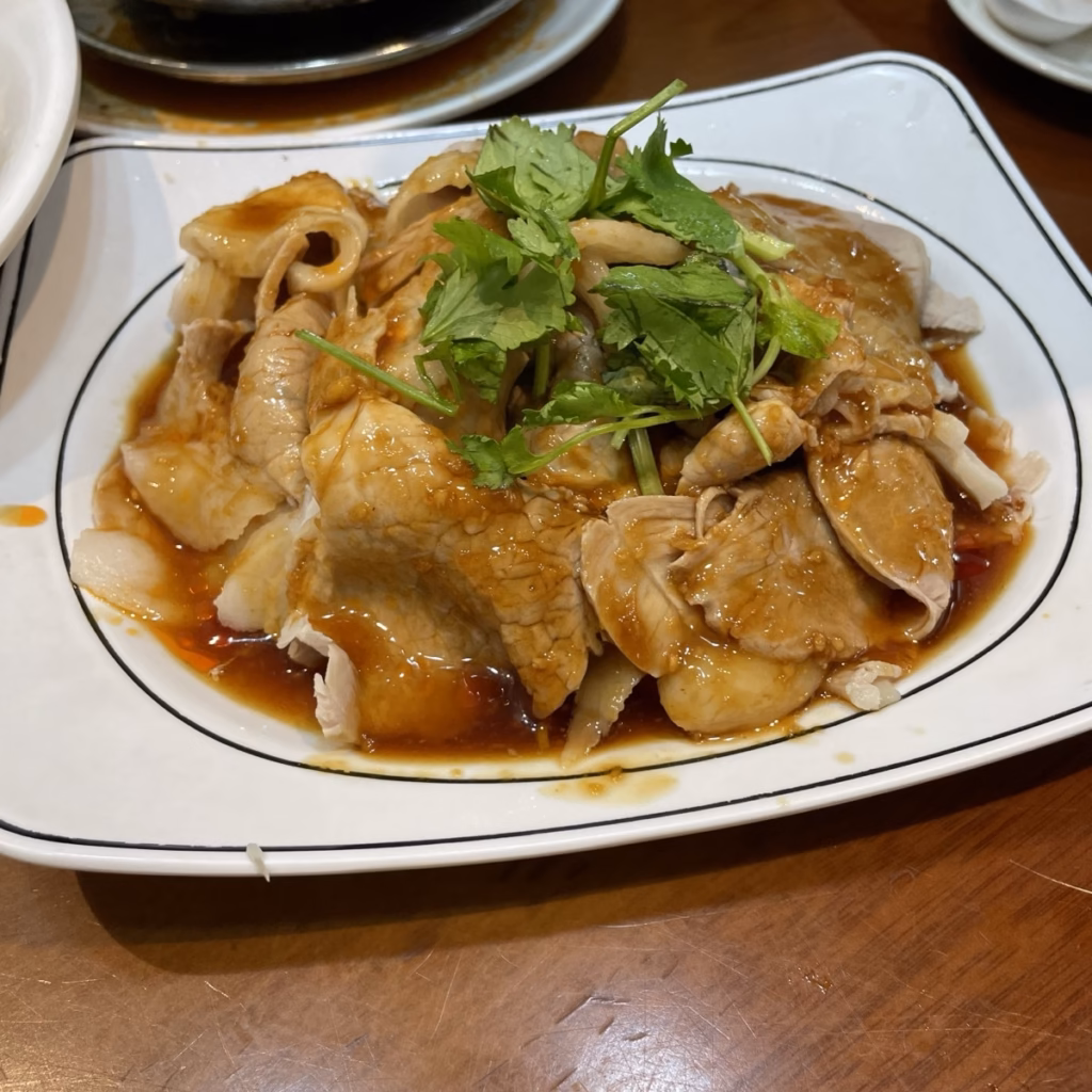 基隆小峨嵋川菜館-蒜泥白肉
