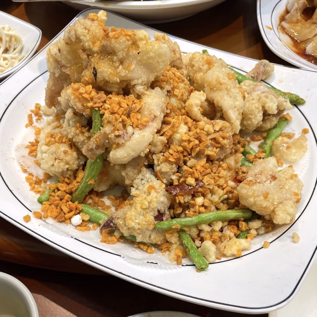 基隆小峨嵋川菜館-推薦菜色-避風塘中卷